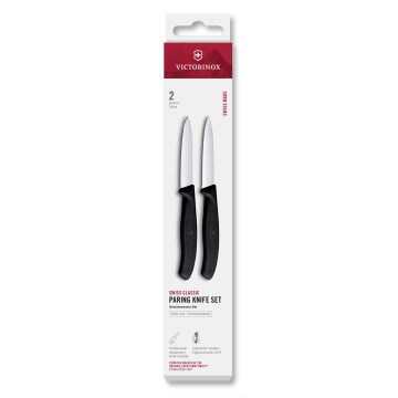 Victorinox - Sæt med grøntsagsknive SWISS CLASSIC, 8 cm, 2 stk., sort
