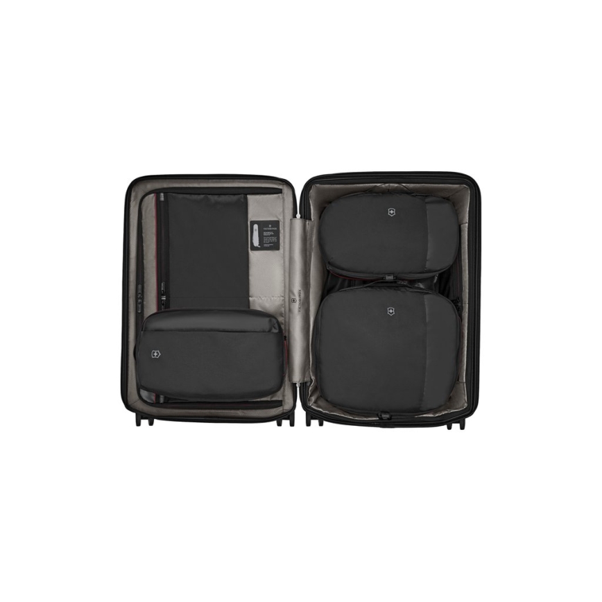 Victorinox - Travel Essentials, sæt med 3 pakkekuber, sort