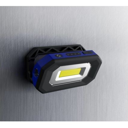 Viking - Dæmpbar genopladelig arbejdslygte, LED/5V, IPX4, 500 lm, 2000 mAh