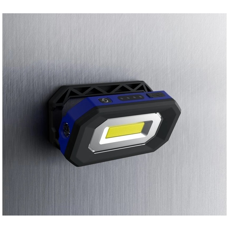 Viking - Dæmpbar genopladelig arbejdslygte, LED/5V, IPX4, 500 lm, 2000 mAh