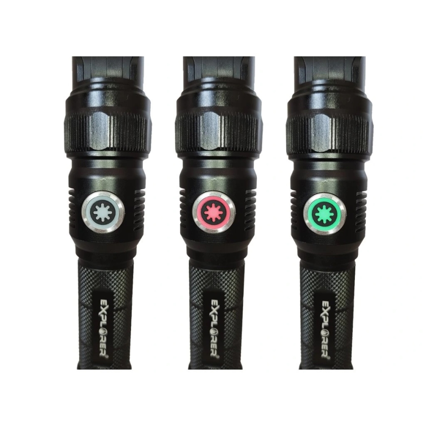 Viking - Dæmpbar genopladelig LED-lommelygte LED/5V IPX4 1200 lm 5000 mAh