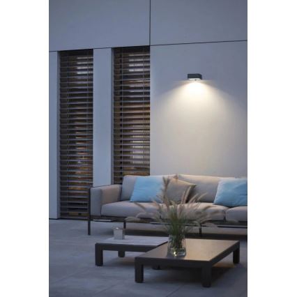 Viking - Dæmpbar LED solcellevæglampe med sensor LED/2W/3,7V IP65 4000K 2000 mAh