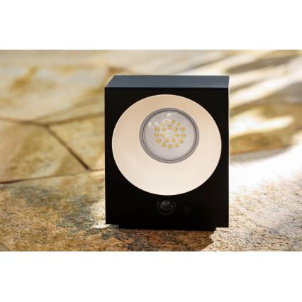 Viking - Dæmpbar LED solcellevæglampe med sensor LED/2W/3,7V IP65 4000K 2000 mAh