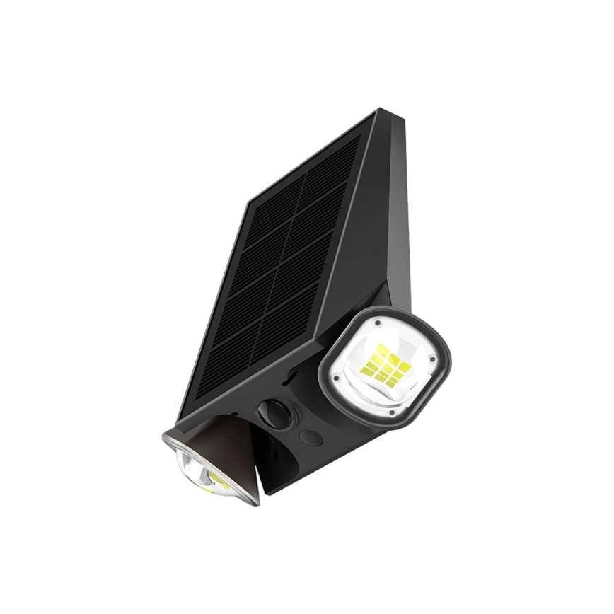 Viking - LED-dæmpbar solcelledrevet væglampe med sensor LED/1,3W/3,7V IP44 4000K 2000 mAh