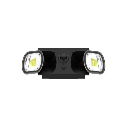 Viking - LED-dæmpbar solcelledrevet væglampe med sensor LED/1,3W/3,7V IP44 4000K 2000 mAh