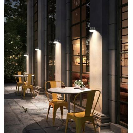 Viking - LED dæmpbar solcelledrevet væglampe med sensor LED/1W/3,7V IP44 4000K 2000 mAh