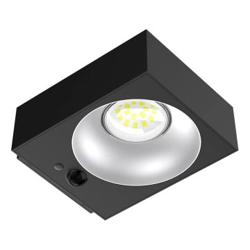 Viking - Dæmpbar LED solcellevæglampe med sensor LED/2W/3,7V IP65 4000K 2000 mAh