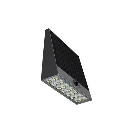 Viking - Dæmpbar LED-solcelle-væglampe med sensor LED/2W/3,7V IP54 4000K 2000 mAh