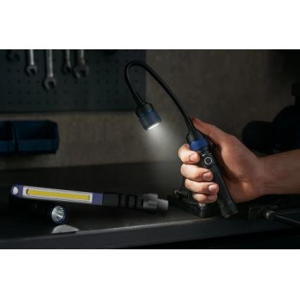 Viking - Genopladelig LED-lommelygte 3 i 1 LED/5V IPX4 380 lm 2200 mAh