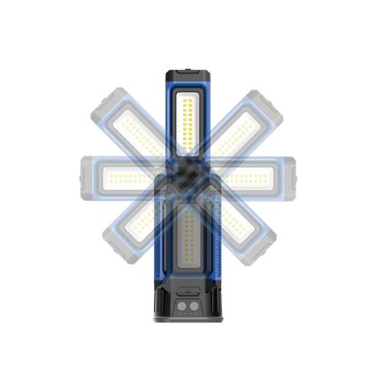 Viking - Genopladelig LED-reflektor med stativ 3xLED/5V IPX4 4500 lm 4000 mAh