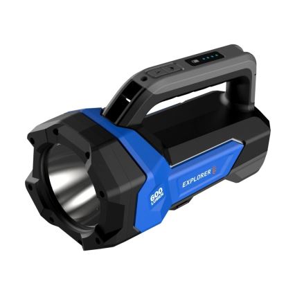 Viking - LED Dæmpbar genopladelig lommelygte LED/5V IPX4 1000 lm 8000 mAh