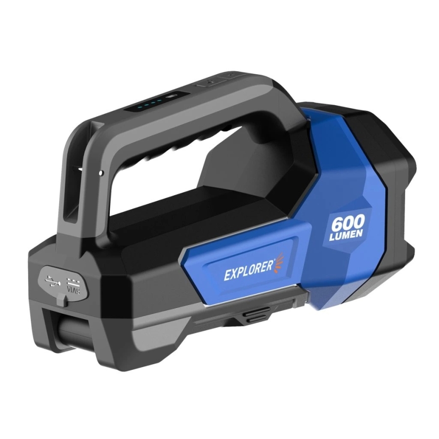 Viking - LED Dæmpbar genopladelig lommelygte LED/5V IPX4 1000 lm 8000 mAh