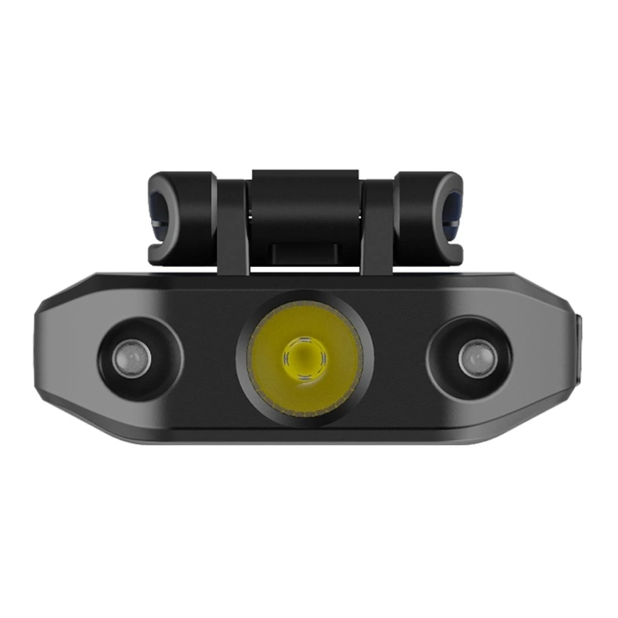 Viking - LED dæmpbar genopladelig lommelygte med sensor og rødt lys LED/5V IPX4 200 lm 500 mAh