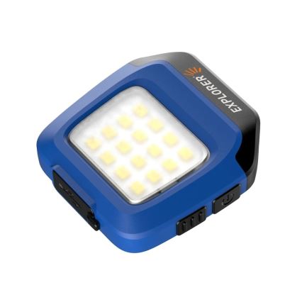 Viking - LED dæmpbar genopladelig lommelygte med sensor og rødt lys LED/5V IPX4 200 lm 500 mAh