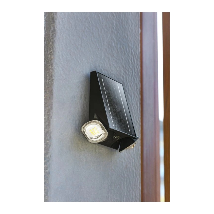 Viking - Dæmpbar fleksibel solcellevæglampe med sensor LED/1,3W/3,7V IP44 4000K 2000 mAh