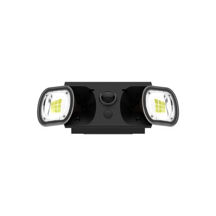 Viking - Dæmpbar fleksibel solcellevæglampe med sensor LED/1,3W/3,7V IP44 4000K 2000 mAh