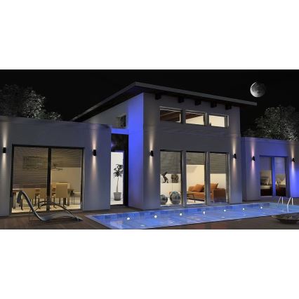 Viking - LED dæmpbar solcelle-væglampe LED/1,5W/3,7V IP65 4000K 2000 mAh