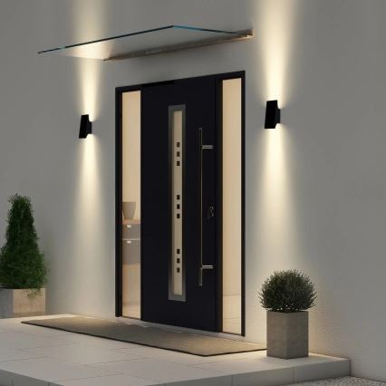 Viking - LED dæmpbar solcelle-væglampe LED/1,5W/3,7V IP65 4000K 2000 mAh