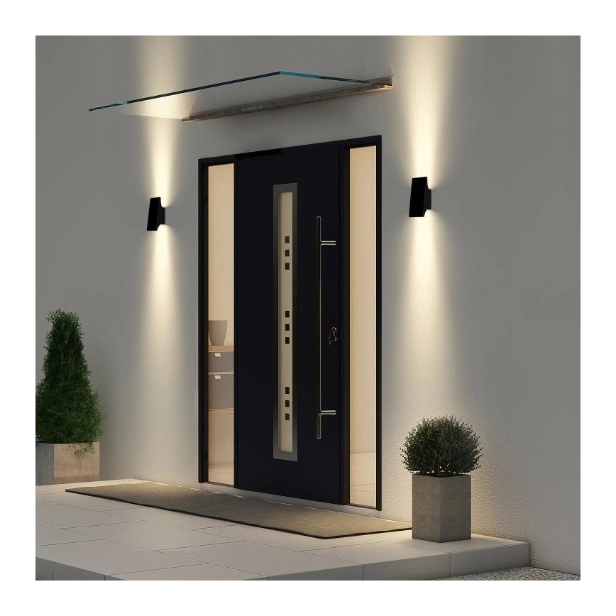 Viking - LED dæmpbar solcelle-væglampe LED/1,5W/3,7V IP65 4000K 2000 mAh