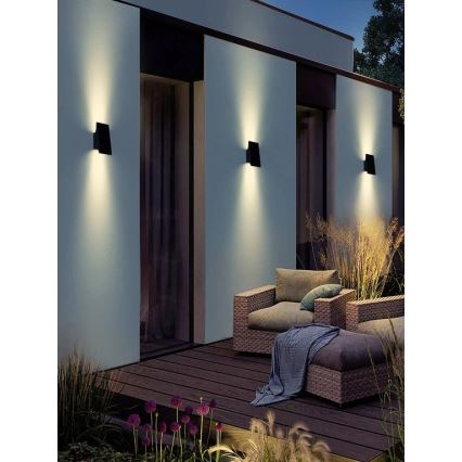 Viking - LED dæmpbar solcelle-væglampe LED/1,5W/3,7V IP65 4000K 2000 mAh