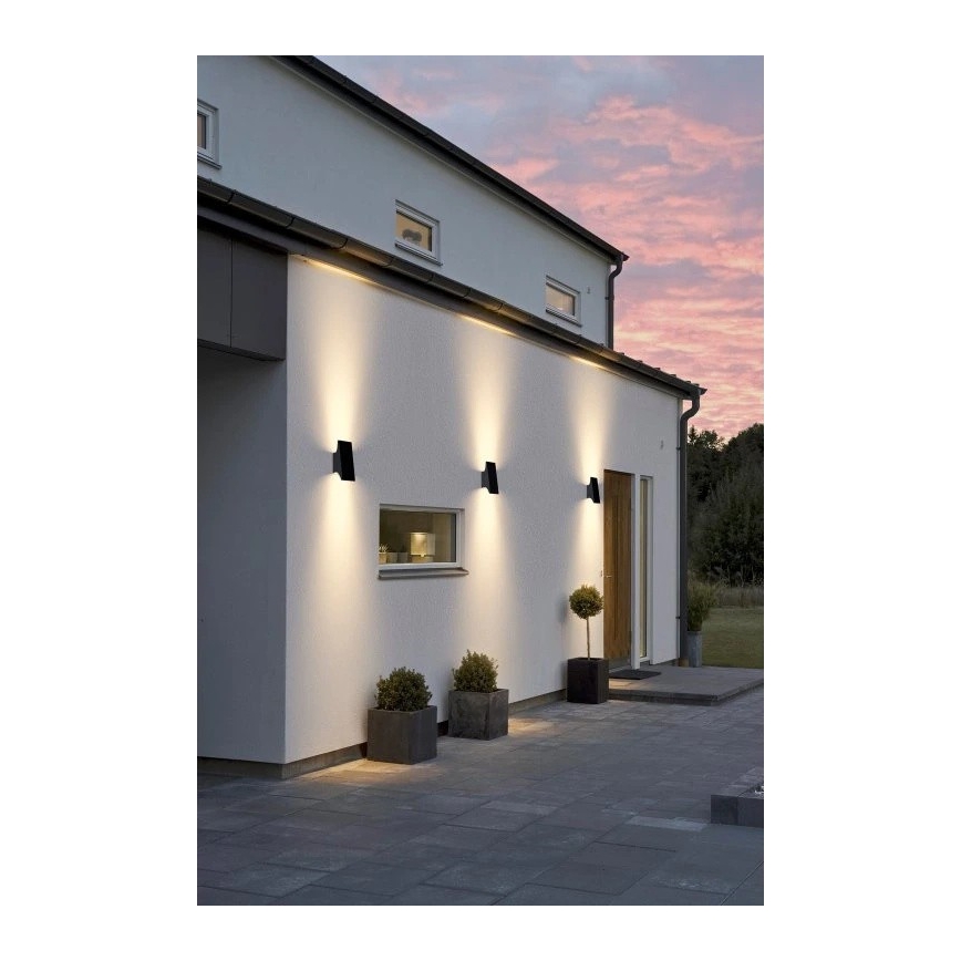 Viking - LED dæmpbar solcelle-væglampe LED/1,5W/3,7V IP65 4000K 2000 mAh