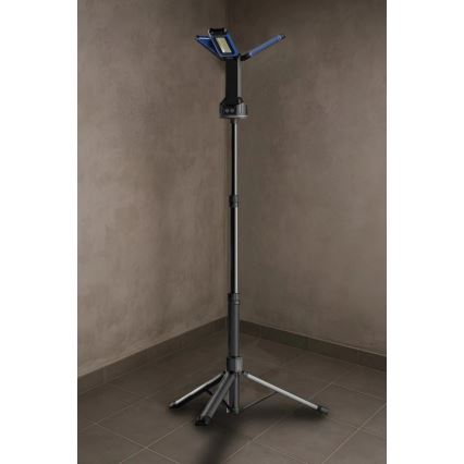 Viking - LED-genopladelig reflektor med stativ 3xLED/5V IPX4 7000 lm 4000 mAh