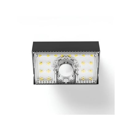 Viking - LED solcelle-væglampe med sensor LED/3,7V IP54 3000/4000K 2000 mAh