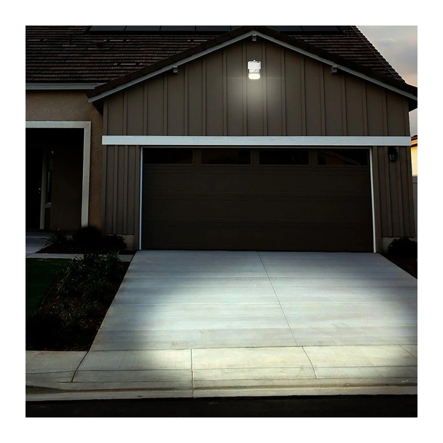 Viking - LED solcelle væglampe med sensor LED/1W/3,7V IP44 3000/4000K 4000 mAh