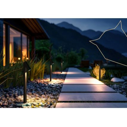 Viking - LED solcellelampe LED/1,4W/3,7V IP65 3000K