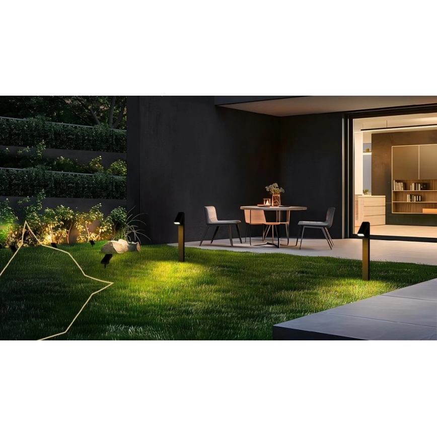 Viking - LED solcellelampe LED/1,4W/3,7V IP65 3000K