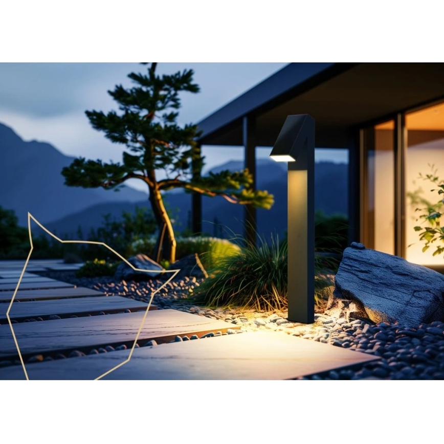 Viking - LED solcellelampe LED/1,4W/3,7V IP65 3000K