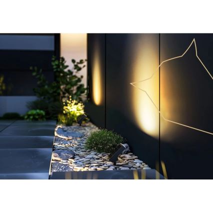 Viking - LED solcellelampe LED/1,4W/3,7V IP65 3000K