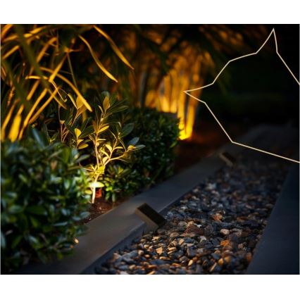 Viking - LED solcellelampe LED/1,4W/3,7V IP65 3000K