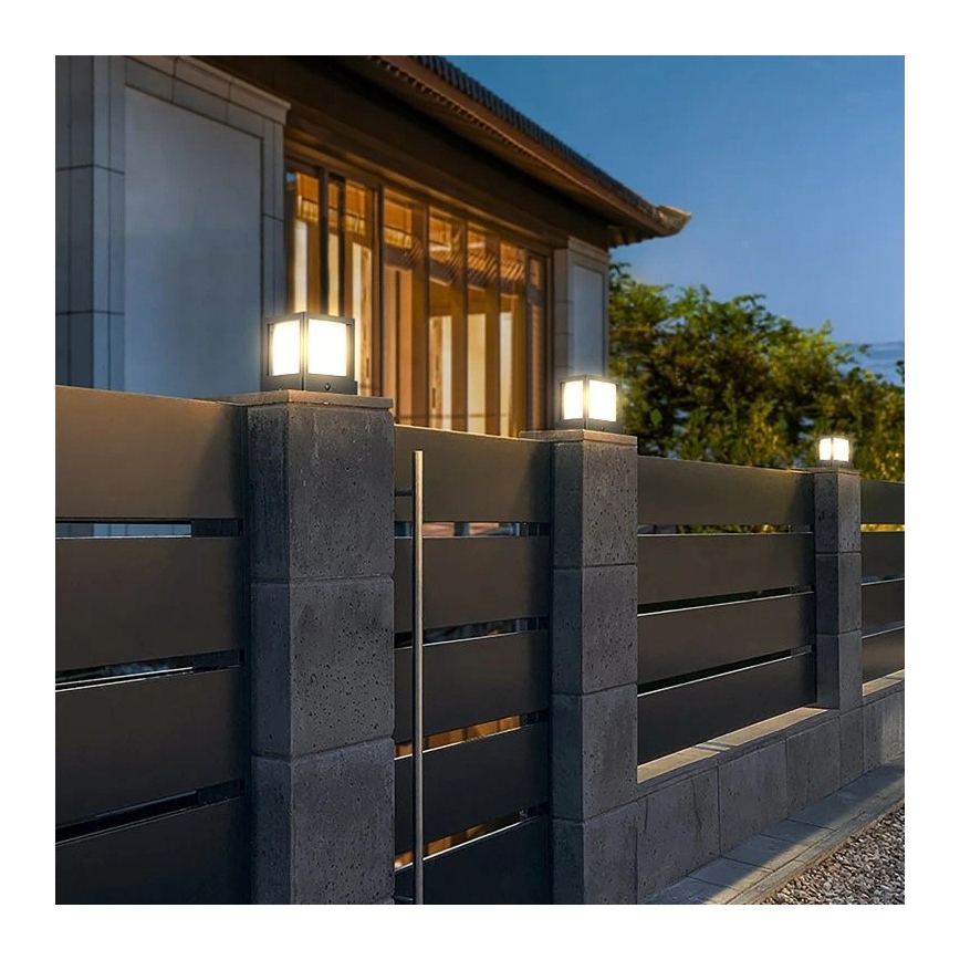 Viking - LED solcellelampe med sensor LED/1,4W/3,7V IP54 4000K 2000 mAh