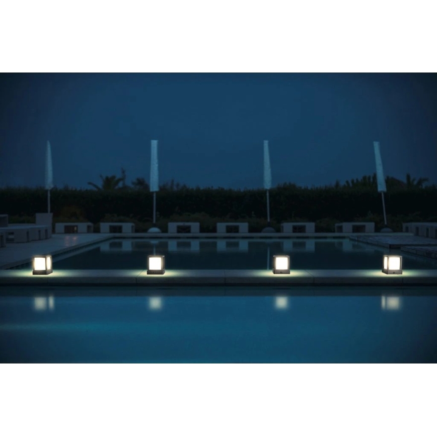 Viking - LED solcellelampe med sensor LED/1,4W/3,7V IP54 4000K 2000 mAh