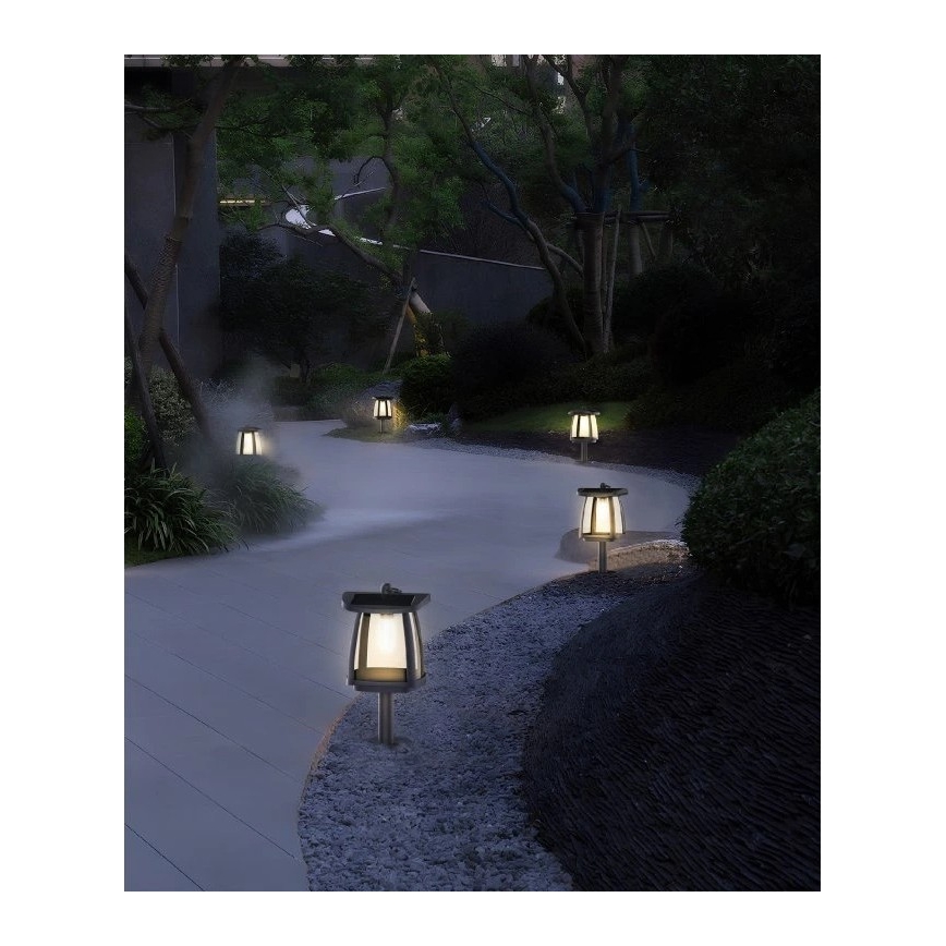 Viking - LED solcellelampe med sensor LED/2W/3,7V IP54 4000K 2000 mAh