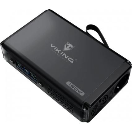 Viking - Powerbank med LED-display og Power Delivery 10000 mAh