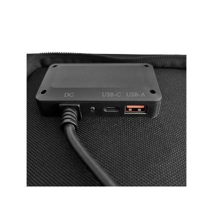 Viking - Solcellepanel USB Power Delivery 60W/20V IPX4 sort