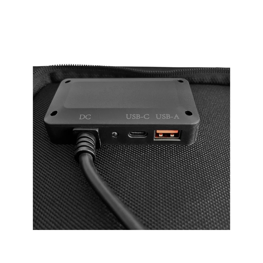 Viking - Solcellepanel USB Power Delivery 60W/20V IPX4 sort