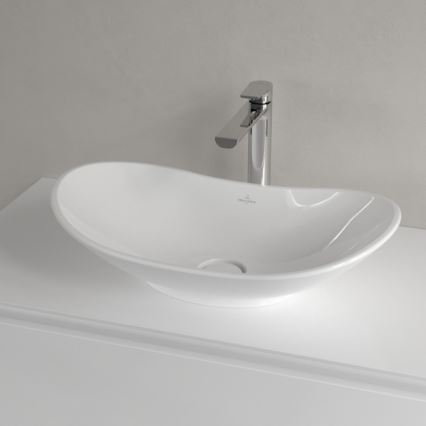 Villeroy & Boch 411060R1 - Bordmonteret håndvask MY NATURE 61x36 cm, keramik/hvid