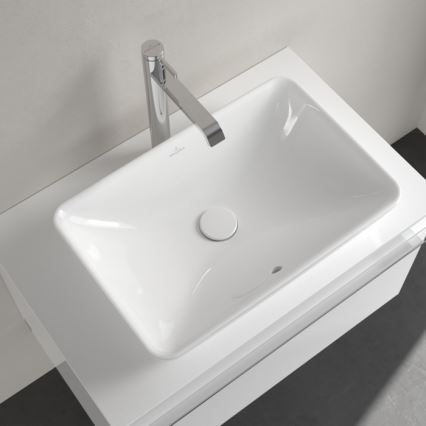 Villeroy & Boch 41135501 - Håndvask til bordplade VENTICELLO 55,5x36 cm keramik/hvid