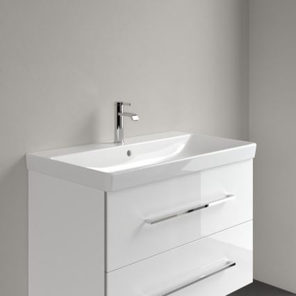 Villeroy & Boch 41568001 - Vægmonteret håndvask AVENTO 80 x 47 cm, keramik/hvid