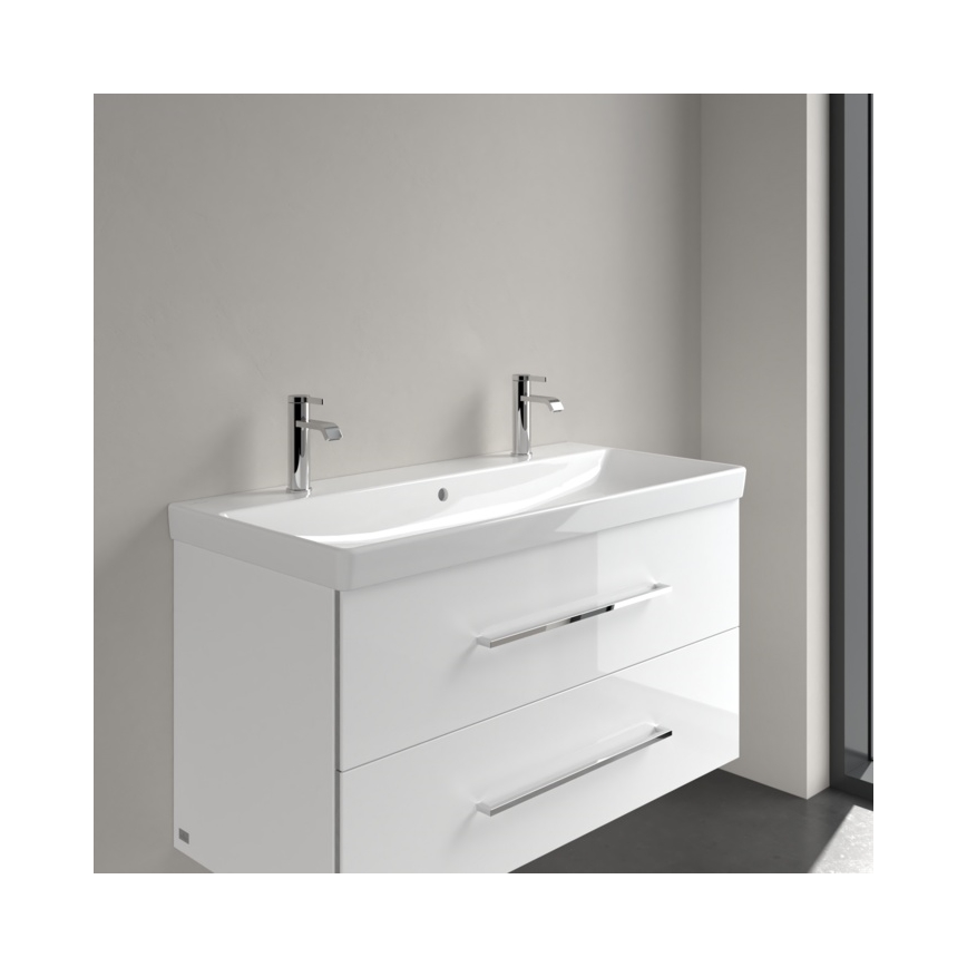 Villeroy & Boch 4156A401 - Vægmonteret håndvask AVENTO 100x47 cm keramik/hvid
