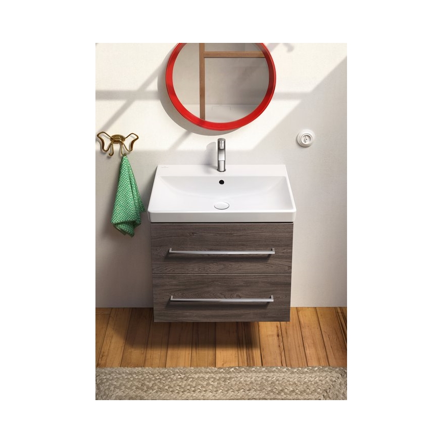 Villeroy & Boch 41586501 - Nedfældet håndvask AVENTO 65x47 cm keramik/hvid