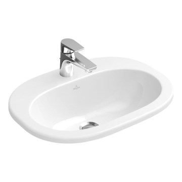 Villeroy & Boch 416156R1 - Indfældet håndvask O.NOVO 56 x 41 cm, keramisk/hvid