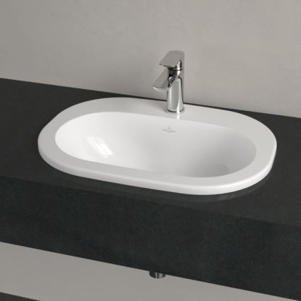 Villeroy & Boch 416156R1 - Indfældet håndvask O.NOVO 56 x 41 cm, keramisk/hvid