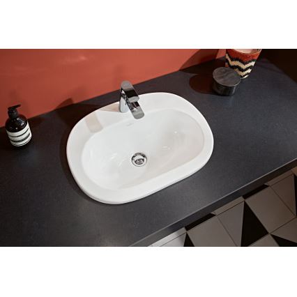 Villeroy & Boch 416156R1 - Indfældet håndvask O.NOVO 56 x 41 cm, keramisk/hvid