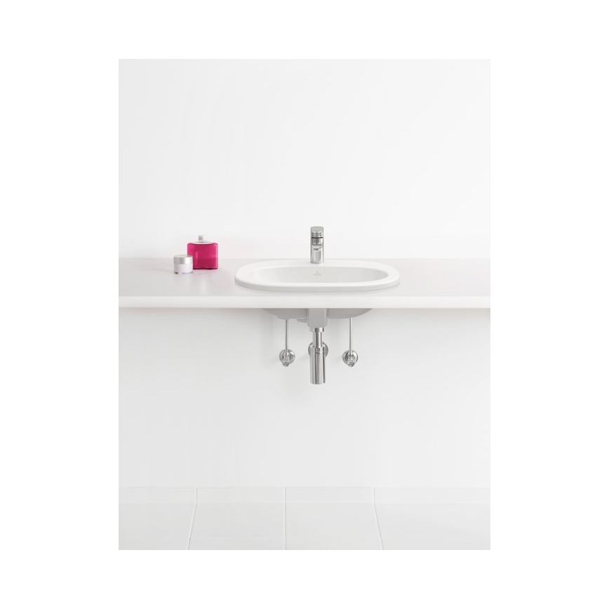 Villeroy & Boch 416156R1 - Indfældet håndvask O.NOVO 56 x 41 cm, keramisk/hvid