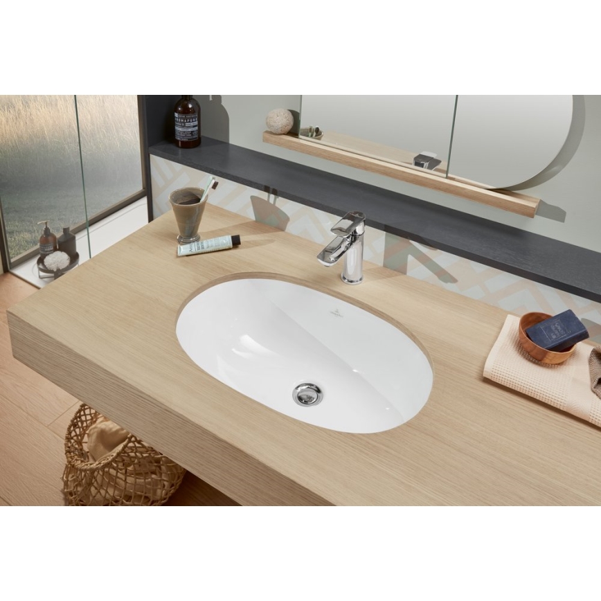 Villeroy & Boch 416260R1 - Indfældet håndvask O.NOVO keramik/hvid