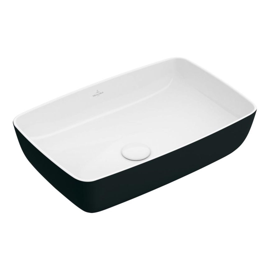 Villeroy & Boch 417258BCT8 - Håndvask til bordplade ARTIS 58 x 38,5 cm keramik/sort